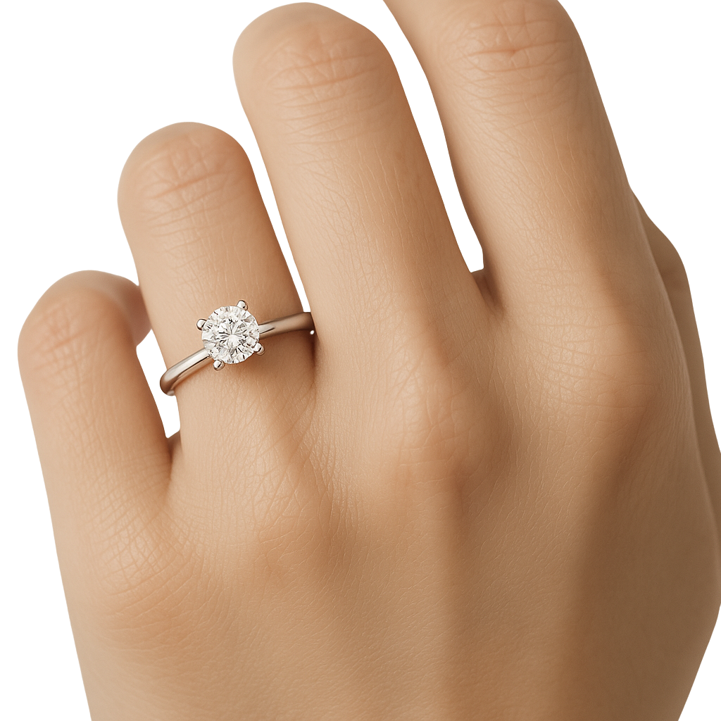 IMPERARI ENGAGEMENT RING – DIAMOND WHITE GOLD