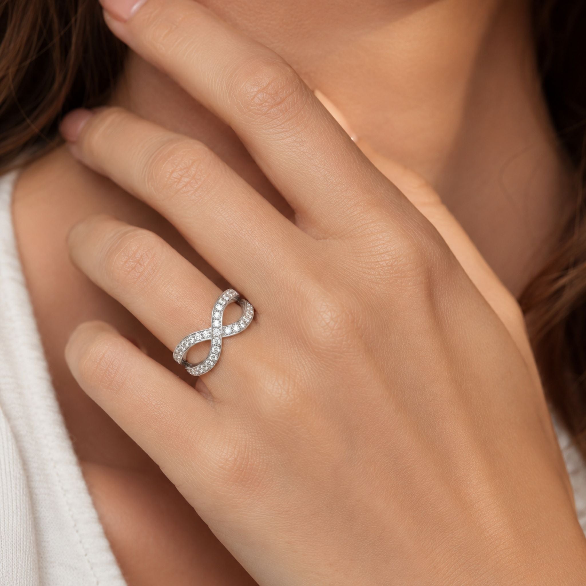 IMPERARI INFINITA – DIAMOND RING WHITE GOLD