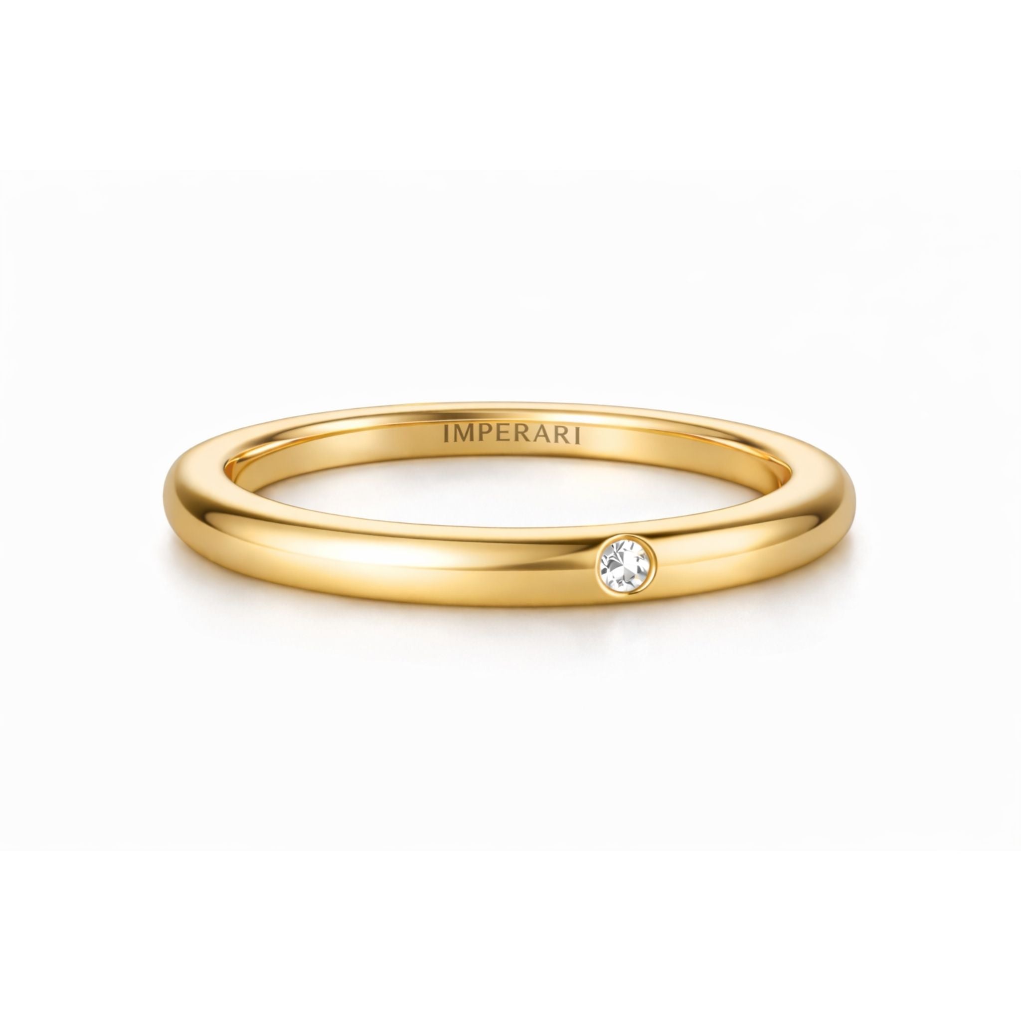 IMPERARI SEMPRE – DIAMOND RING YELLOW GOLD